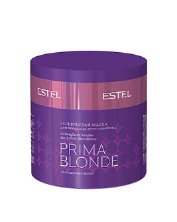 Estel Professional Prima Blonde - Серебристая маска для холодных оттенков блонд 300 мл - hairs-russia.ru